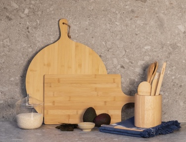 Logo trade promotional giveaway photo of: Ukiyo bamboo rectangle serving board