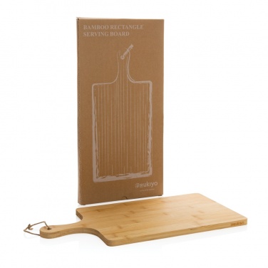 Logo trade promotional merchandise picture of: Ukiyo bamboo rectangle serving board