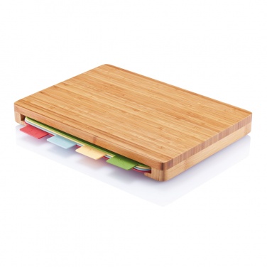 Logotrade promotional gift image of: Cutting board with 4pcs hygienic boards