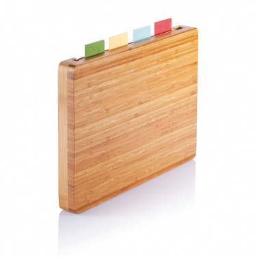 Logo trade advertising products picture of: Cutting board with 4pcs hygienic boards