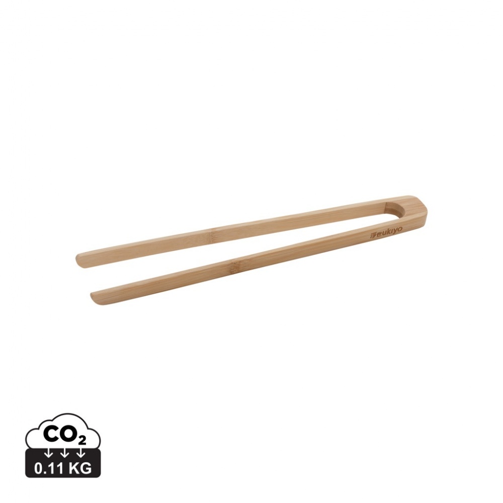 Logotrade promotional merchandise image of: Ukiyo bamboo serving tongs