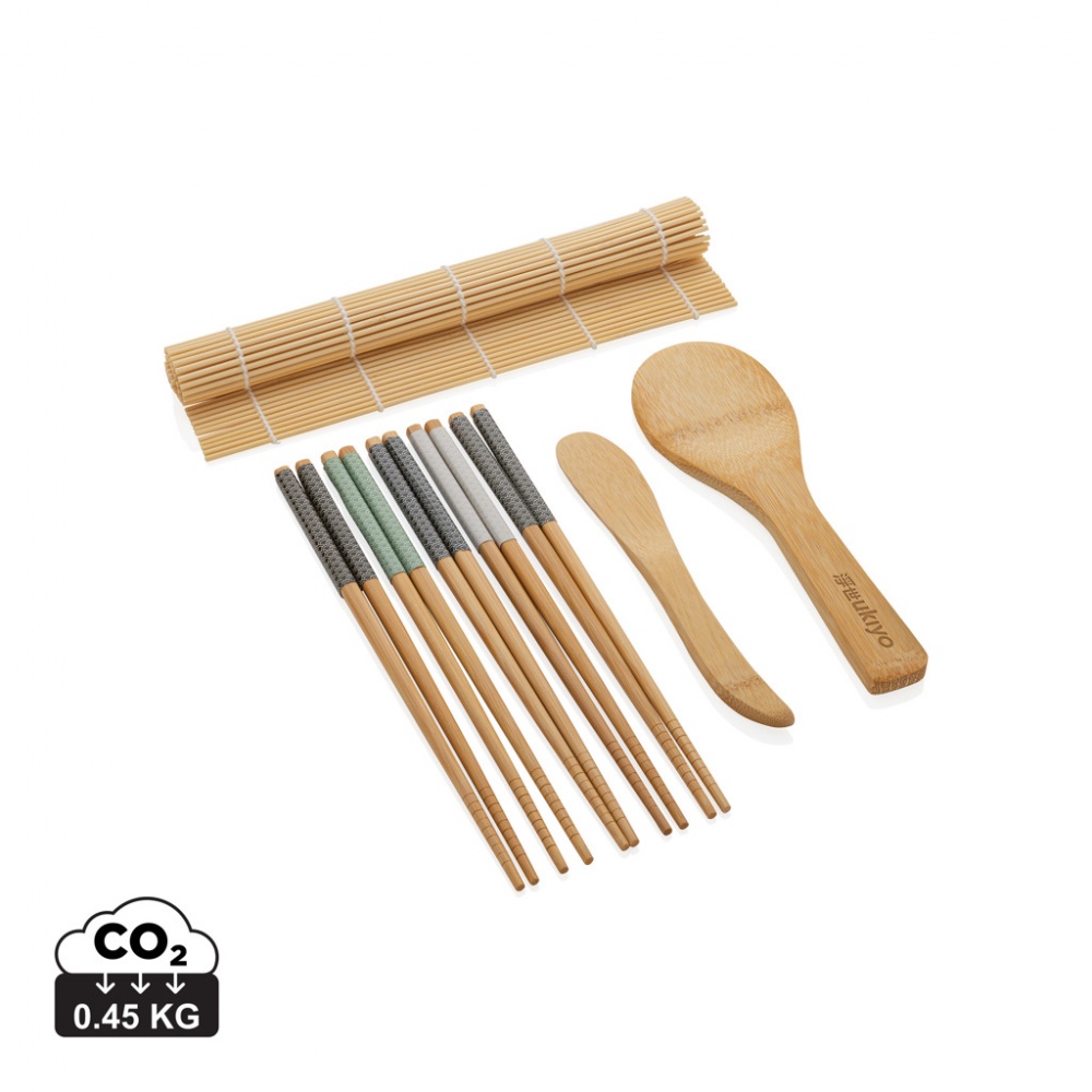 Logo trade promotional giveaway photo of: Ukiyo 8 pcs sushi dinner set