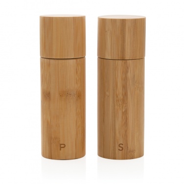 Logotrade advertising products photo of: Ukiyo bamboo salt and pepper mill set