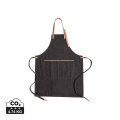 Deluxe canvas chef apron, black