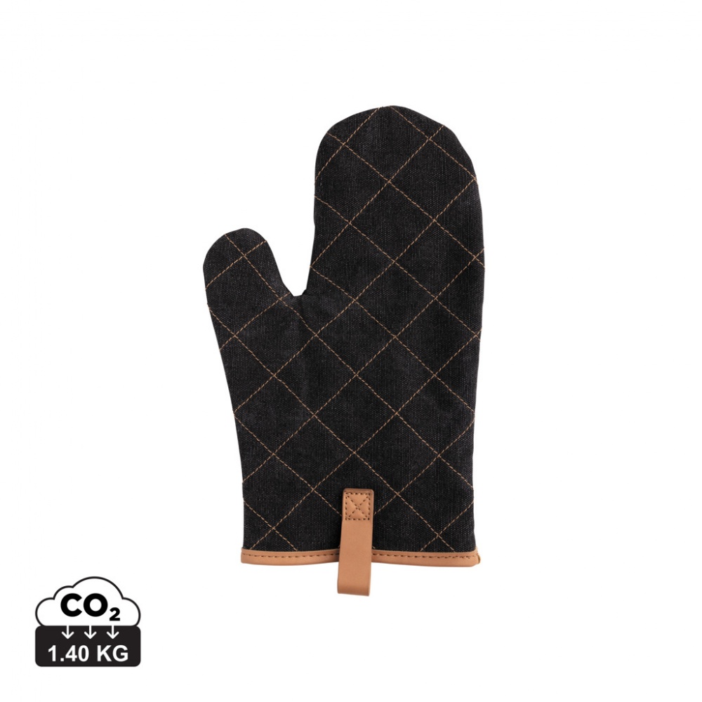 Logo trade promotional item photo of: Deluxe canvas oven mitt