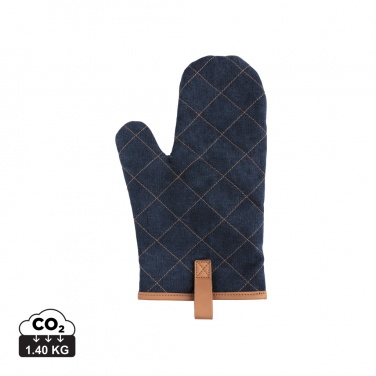 Logo trade advertising products image of: Deluxe canvas oven mitt