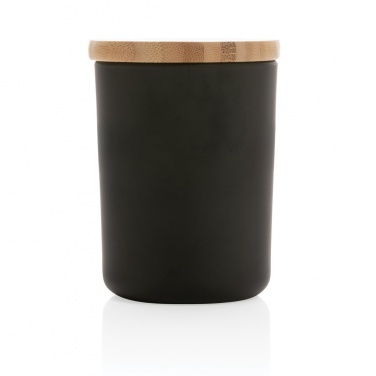 Logo trade promotional gifts picture of: Ukiyo deluxe scented candle with bamboo lid