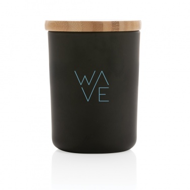 Logo trade promotional products picture of: Ukiyo deluxe scented candle with bamboo lid