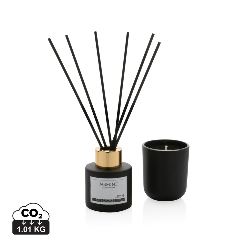 Logo trade promotional products picture of: Ukiyo candle and fragrance sticks gift set