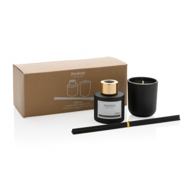 Logotrade promotional item image of: Ukiyo candle and fragrance sticks gift set