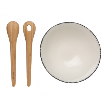 Logotrade promotional gift image of: Ukiyo salad bowl with bamboo salad server