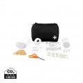 Mail size first aid kit, black