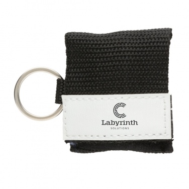 Logo trade corporate gifts image of: Keychain CPR mask