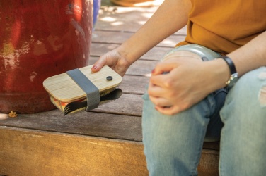 Logotrade promotional product picture of: Glass lunchbox with bamboo lid