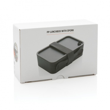 Logotrade promotional item picture of: PP lunchbox with spork