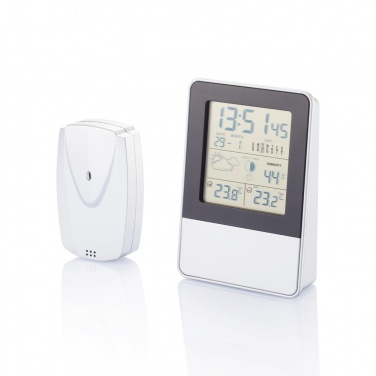 Logo trade promotional giveaways picture of: Indoor/outdoor weather station