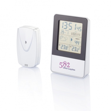 Logotrade promotional giveaway image of: Indoor/outdoor weather station