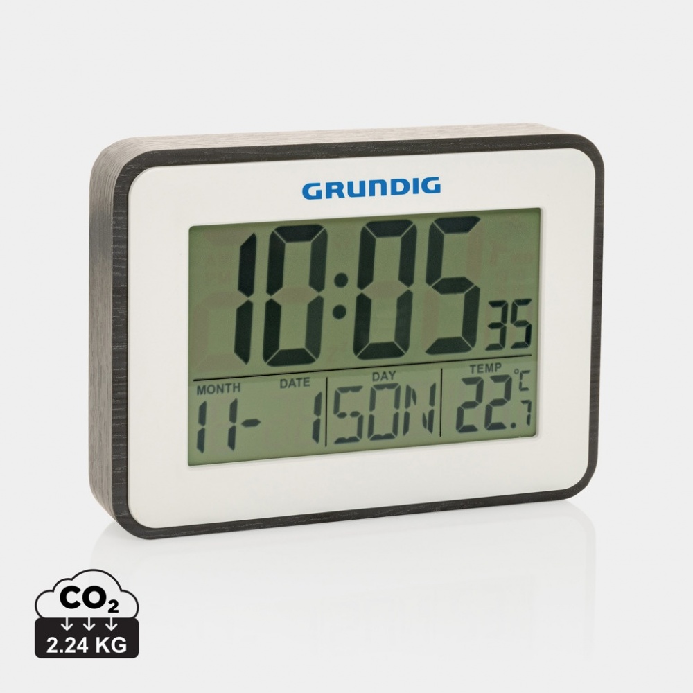 Logo trade advertising products image of: Grundig weatherstation alarm and calendar