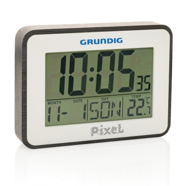 Logo trade promotional gifts picture of: Grundig weatherstation alarm and calendar