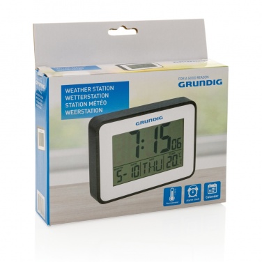 Logo trade corporate gifts picture of: Grundig weatherstation alarm and calendar