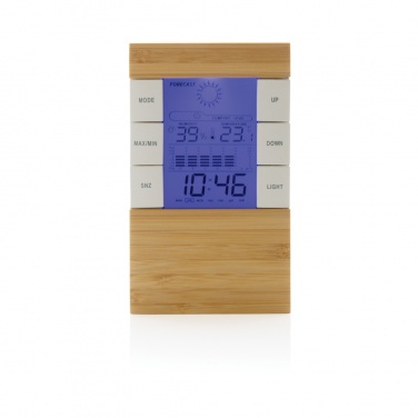 Logo trade business gift photo of: Utah RCS rplastic and bamboo weather station