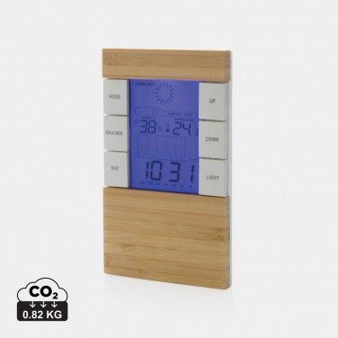 Logotrade corporate gifts photo of: Utah RCS rplastic and bamboo weather station