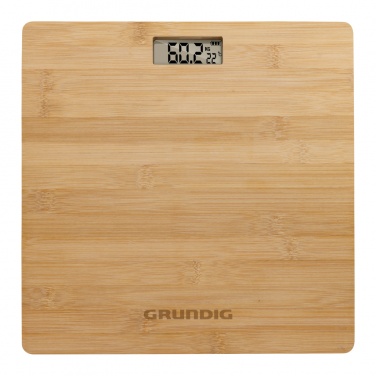 Logotrade promotional giveaways photo of: Grundig Bamboo Digital Body Scale