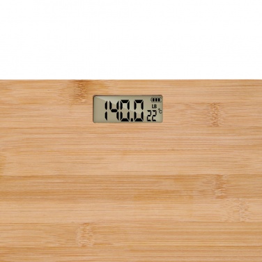 Logotrade corporate gift picture of: Grundig Bamboo Digital Body Scale