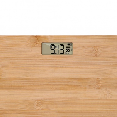 Logotrade promotional giveaway image of: Grundig Bamboo Digital Body Scale