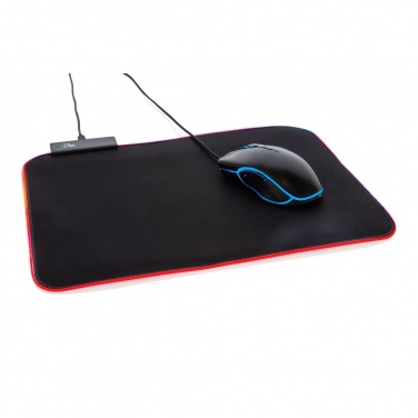 Logo trade promotional gifts image of: RGB gaming mousepad