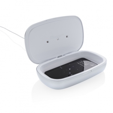 Logotrade advertising products photo of: Rena UV-C steriliser box with 5W wireless charger