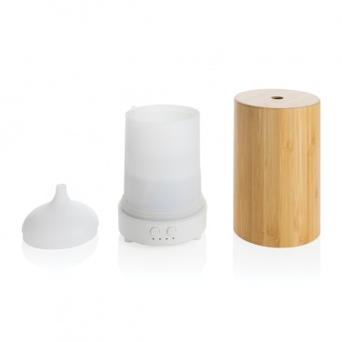 Logo trade business gifts image of: RCS recycled plastic and bamboo aroma diffuser