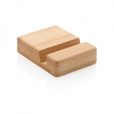 Logo trade promotional merchandise picture of: Bamboo phone stand XD