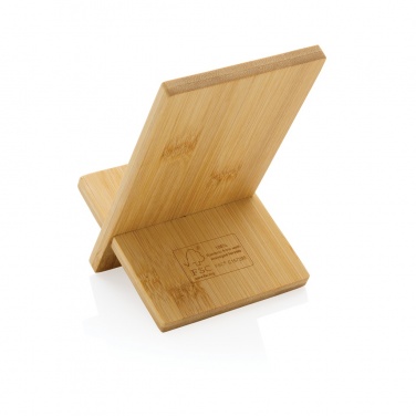 Logotrade promotional gift picture of: Bamboo phone stand in kraft box