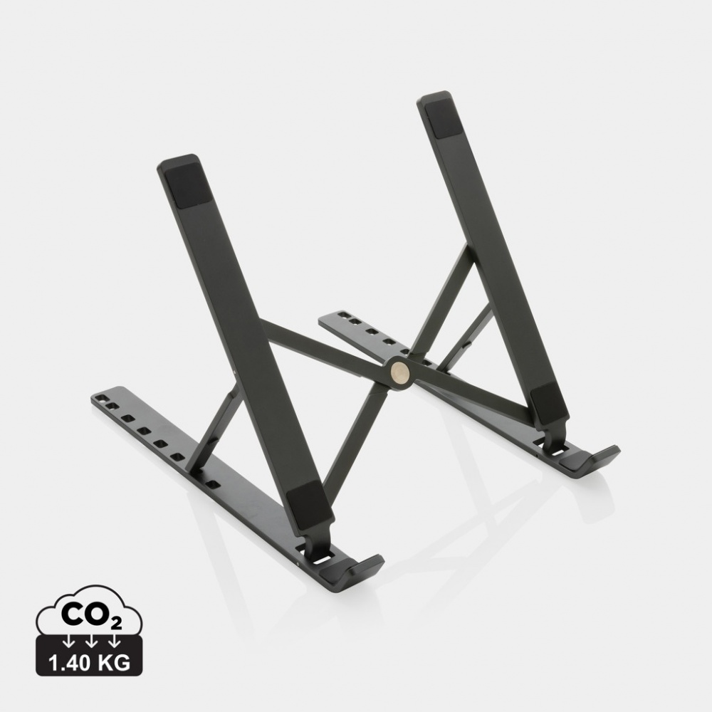 Logo trade promotional giveaways picture of: Terra RCS recycled aluminium universal laptop/tablet stand