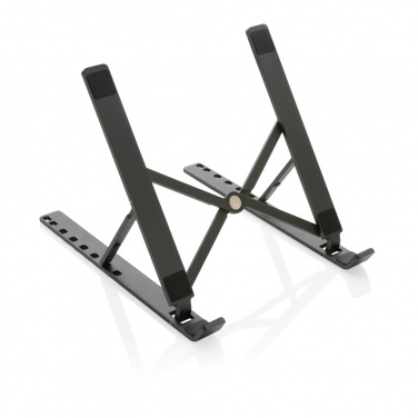 Logo trade promotional gift photo of: Terra RCS recycled aluminium universal laptop/tablet stand