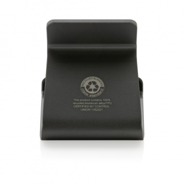 Logo trade corporate gift photo of: Terra RCS recycled aluminium tablet & phone stand