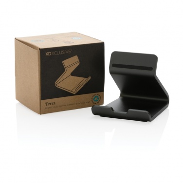 Logotrade promotional giveaway picture of: Terra RCS recycled aluminium tablet & phone stand