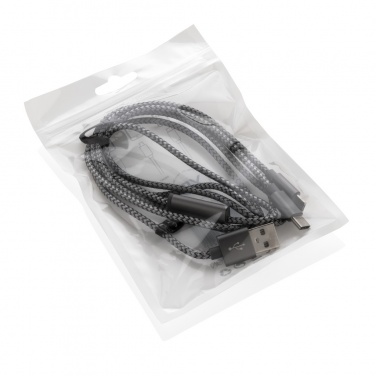 Logotrade corporate gift picture of: 3-in-1 braided cable