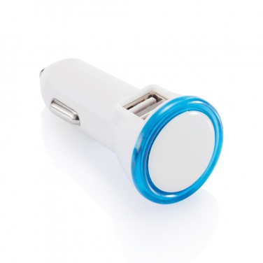 Logo trade promotional item photo of: Powerful dual port car charger