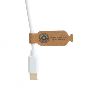 Logo trade promotional gift photo of: RCS recycled plastic Ontario 6-in-1 round cable