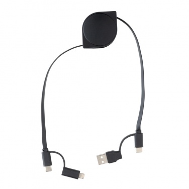 Logotrade promotional merchandise picture of: RCS standard recycled plastic and TPE 6-in-1 cable