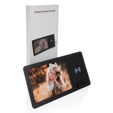 Logo trade promotional products picture of: 5W Wireless charger and photo frame