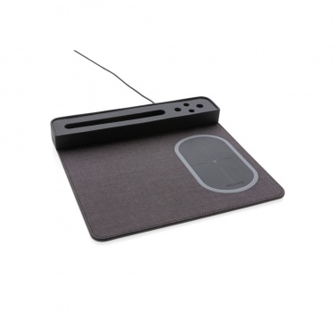 Logotrade promotional merchandise image of: Air mousepad with 5W wireless charging and USB