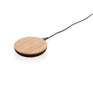 Logotrade promotional item image of: Bamboo X 5W wireless charger