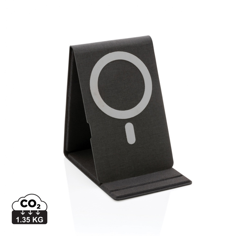 Logo trade corporate gift photo of: Artic Magnetic 10W wireless charging phone stand