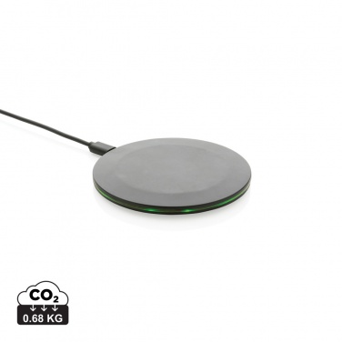 Logo trade promotional products picture of: RCS recycled plastic 15W Wireless fast charger