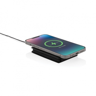 Logotrade promotional item picture of: Swiss Peak RCS rPU 15W  3-in-1 magnetic wireless charger