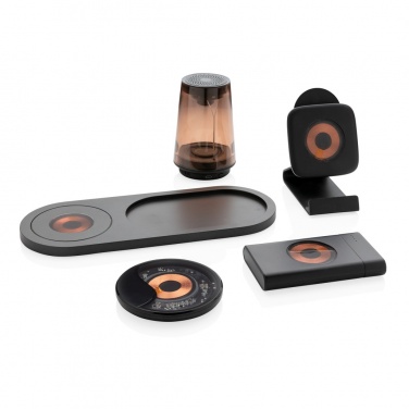 Logo trade advertising products image of: Encore 10W wireless charging valet tray