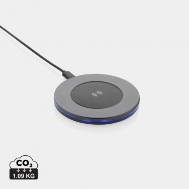 Logo trade promotional merchandise picture of: Terra RCS recycled aluminium 10W wireless charger